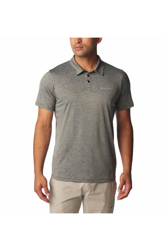 Columbia Columbia Erkek Polo Yaka Kısa Kollu Pamuklu Günlük Siyah Polo Yaka T-Shirt 1990401-011