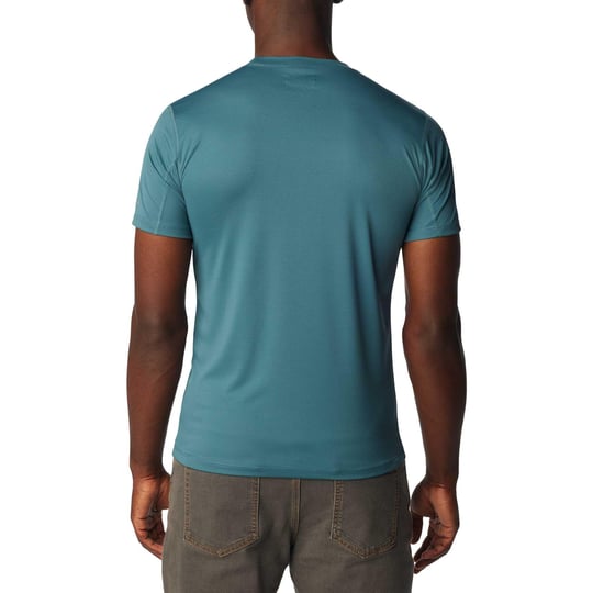 Columbia Columbia Erkek Yuvarlak Yaka Kısa Kollu Logolu Yeşil T-Shirt 1533313-336