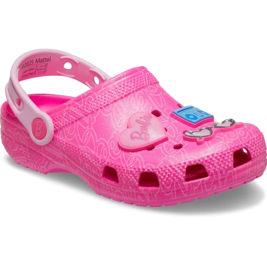 Crocs Crocs Çocuk Barbie Tasarımlı Logo İmzalı Pembe Terlik 211406-90H