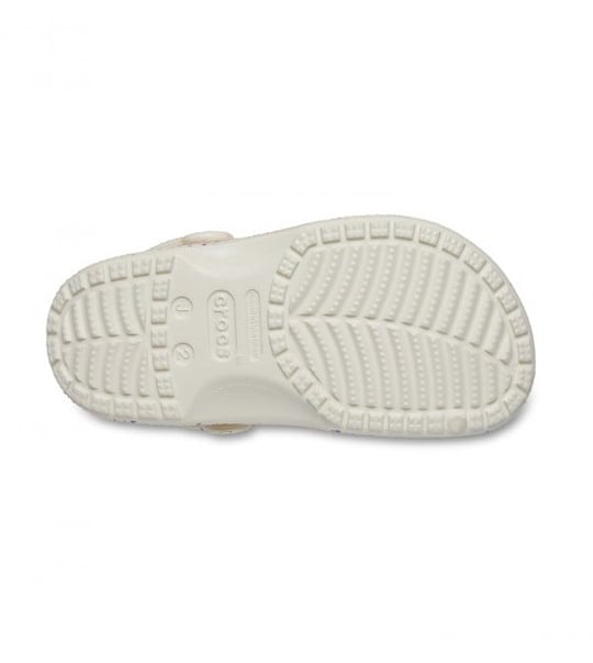 Crocs Crocs Çocuk Boya Sıçratma Tasarımlı Beyaz Terlik 212495-2MT