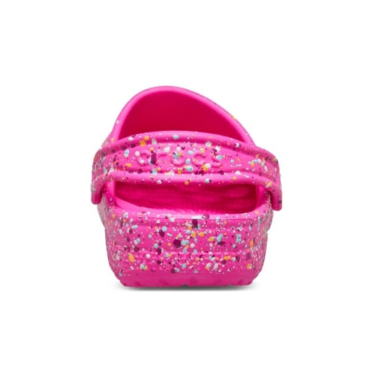 Crocs Crocs Çocuk Dokulu Boya Sıçratma Tasarımlı Pembe Terlik 210349-6TX