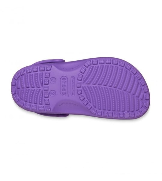 Crocs Crocs Çocuk Marka Logolu Rahat Günlük Kullanım Mor Terlik 206991-510