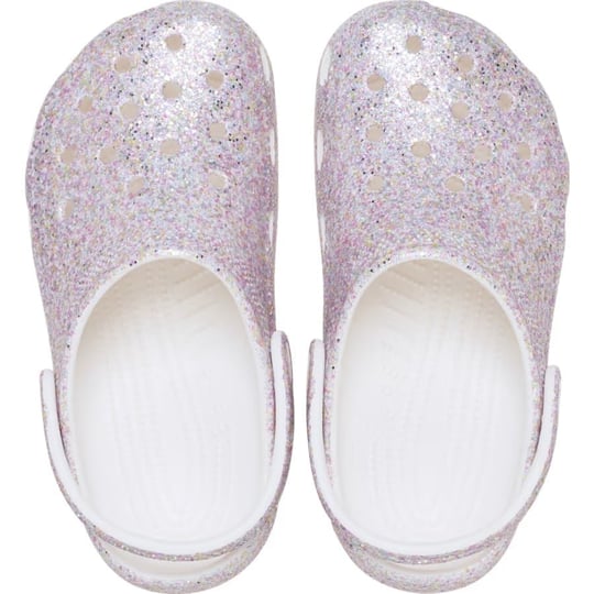 Crocs Crocs Çocuk Simli Suya Dayanıklı Beyaz Terlik 212561-100