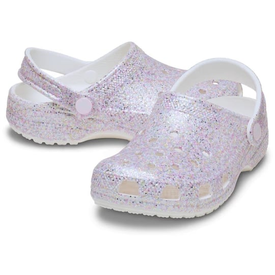 Crocs Crocs Çocuk Simli Suya Dayanıklı Beyaz Terlik 212561-100