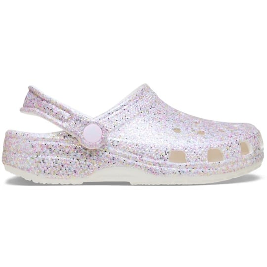 Crocs Crocs Çocuk Simli Suya Dayanıklı Beyaz Terlik 212561-100