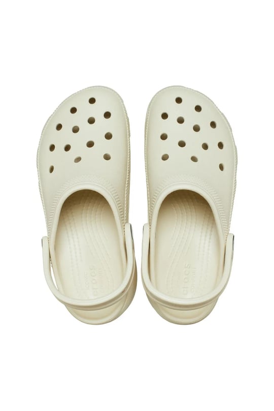 Crocs Crocs Kadın Marka Logolu Rahat Günlük Kullanım Bej Terlik 206750-2Y2