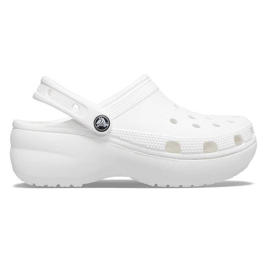 Crocs Crocs Kadın Yüksek Taban Nefes Alan Logolu Beyaz Terlik 206750-100