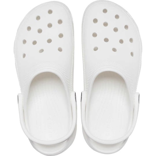 Crocs Crocs Kadın Yüksek Taban Nefes Alan Logolu Beyaz Terlik 206750-100