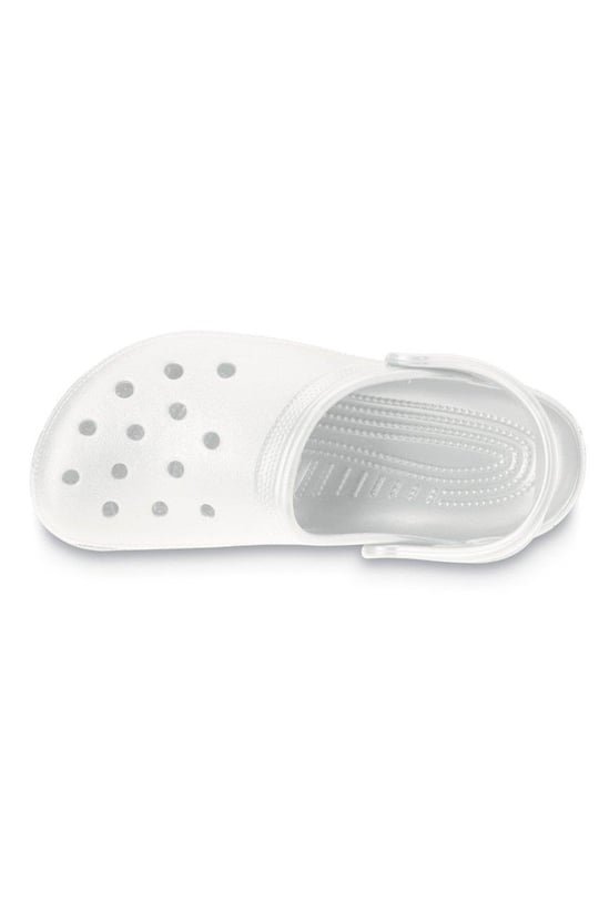 Crocs Crocs UNISEX Marka Logolu Rahat Taban Beyaz Terlik 10001-100