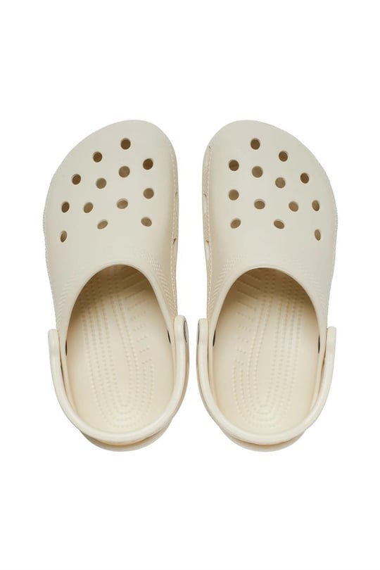 Crocs Crocs UNISEX Marka Logolu Rahat Taban Krem Terlik 10001-2Y2