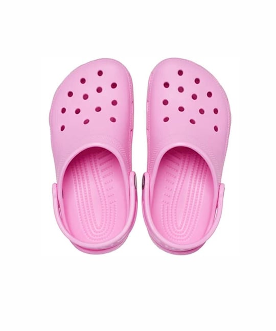 Crocs Crocs UNISEX Marka Logolu Rahat Günlük Kullanım Pembe Terlik 206991-6SW