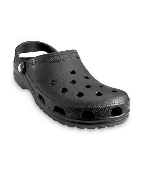Crocs Crocs UNISEX Marka Logolu Rahat Taban Siyah Terlik 10001-001