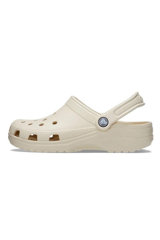 Crocs Crocs UNISEX Marka Logolu Rahat Taban Krem Terlik 10001-2Y2