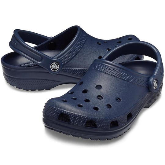 Crocs Crocs UNISEX Marka Logolu Rahat Taban Lacivert Terlik 10001-410