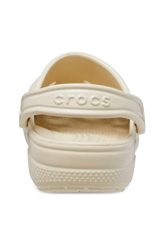 Crocs Crocs UNISEX Marka Logolu Rahat Taban Krem Terlik 10001-2Y2