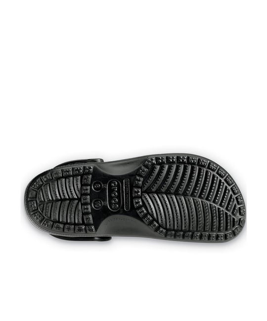 Crocs Crocs UNISEX Marka Logolu Rahat Taban Siyah Terlik 10001-001