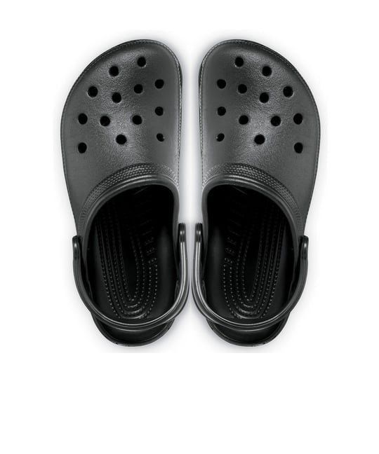 Crocs Crocs UNISEX Marka Logolu Rahat Taban Siyah Terlik 10001-001