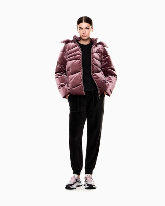 EA7 Ea7 Erkek Çıkarılabilir Fermuarlı Kapüşon Ve Kollar Uyumlu İşlemeli Logo Cepli Bordo Mont 7W000441 AF15654-M5064