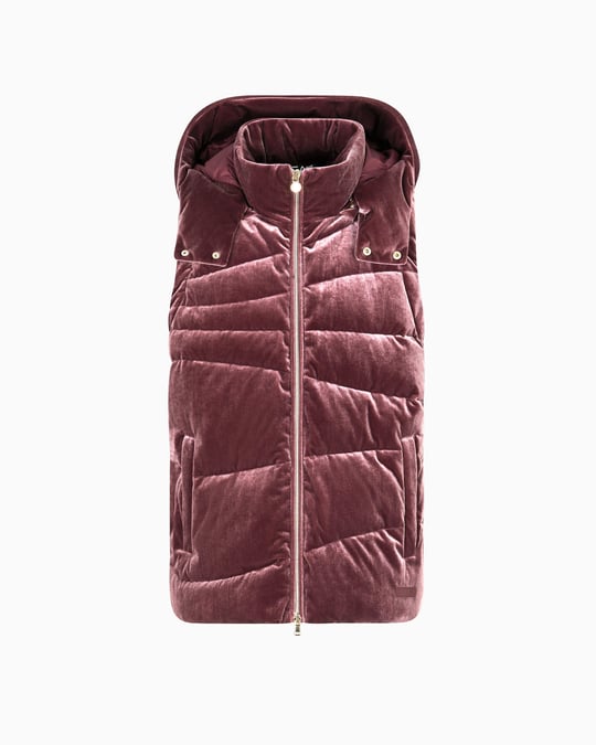 EA7 Ea7 Erkek Çıkarılabilir Fermuarlı Kapüşon Ve Kollar Uyumlu İşlemeli Logo Cepli Bordo Mont 7W000441 AF15654-M5064