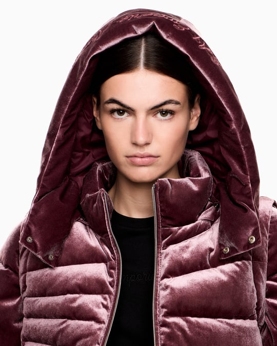 EA7 Ea7 Erkek Çıkarılabilir Fermuarlı Kapüşon Ve Kollar Uyumlu İşlemeli Logo Cepli Bordo Mont 7W000441 AF15654-M5064