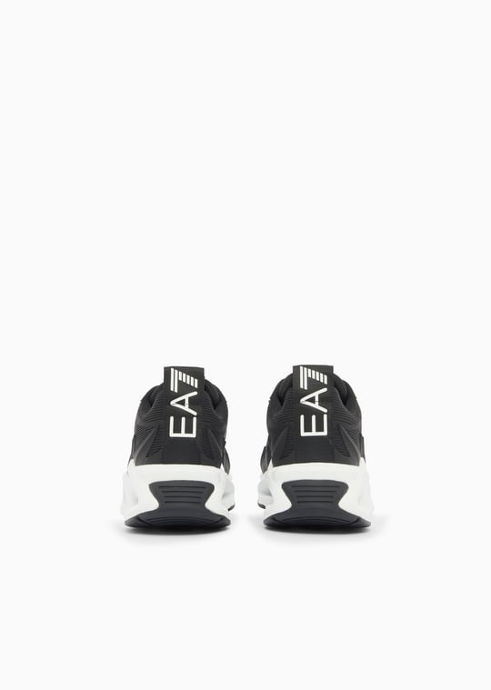 EA7 Ea7 Erkek Fileli Rahat Taban Bağlamalı Spor Siyah Sneaker 7X000304 AF18442-MC001