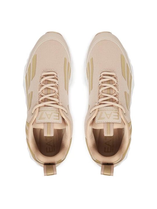 EA7 Ea7 Erkek Hafif Yüksek Taban Kartal Logolu Bej Sneaker X8X217 XK433-M1136