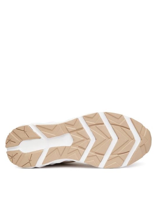 EA7 Ea7 Erkek Hafif Yüksek Taban Kartal Logolu Bej Sneaker X8X217 XK433-M1136