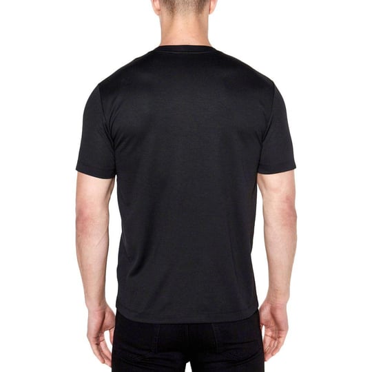 Ea7 Ea7 Erkek Marka Logo Detaylı Baskılı Regular Fit Kısa Kollu Siyah T-Shirt 6DPT71 PJUJZ-1200