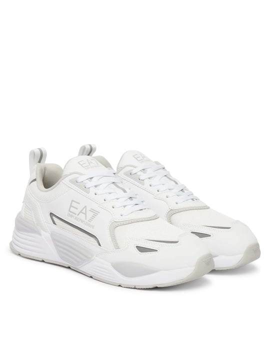 EA7 Ea7 Erkek Marka Logolu Rahat Taban Bağıcıklı Beyaz Sneaker 7X000308 AF18447-MZ533