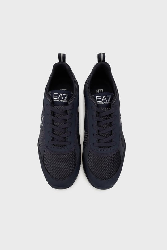 EA7 Ea7 Erkek Rahat Taban Nefes Alabilen File Detaylı Kartal Motifli Lacivert Sneaker 7X000337 AF18613-MZ187