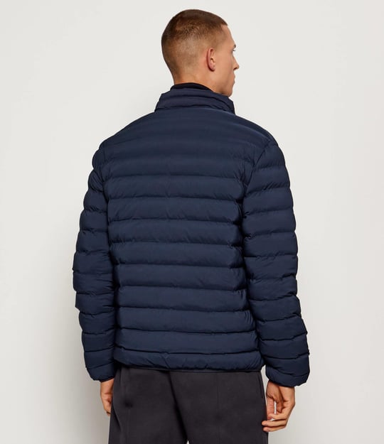 EA7 Ea7 Erkek Regular Fit Fermuar Kapamalı Dik Yaka Uzun Kollu Lacivert Ceket 7M000684 AF15953-UB102