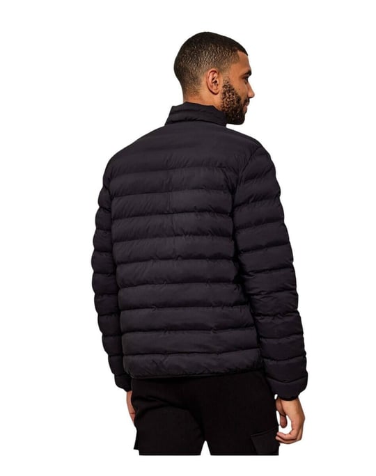 EA7 Ea7 Erkek Regular Fit Fermuar Kapamalı Dik Yaka Uzun Kollu Siyah1 Ceket 7M000684 AF15953-UC001