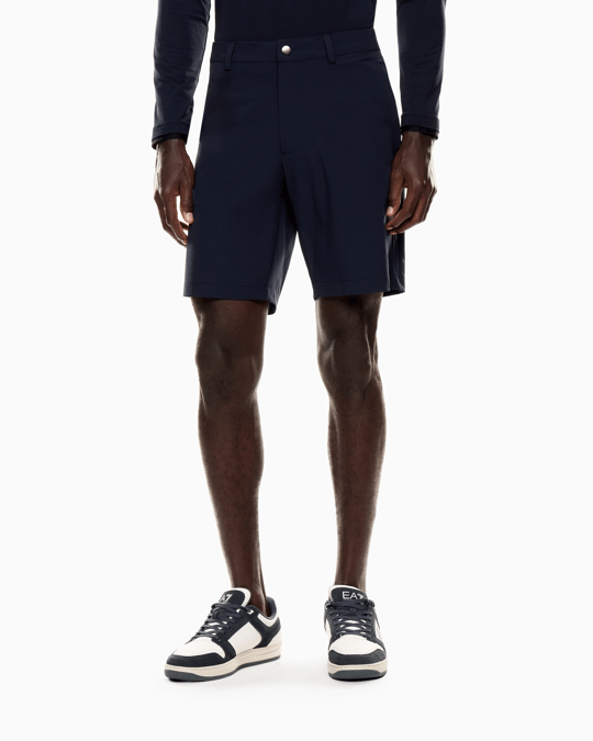 EA7 Ea7 Erkek Slim Fit Teknik Kumaşlı Lacivert Şort 7M000194 AF14589-UB102