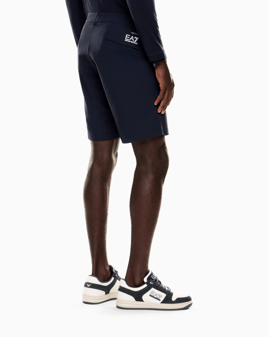 EA7 Ea7 Erkek Slim Fit Teknik Kumaşlı Lacivert Şort 7M000194 AF14589-UB102