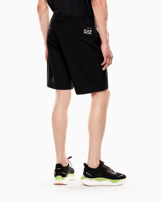 EA7 Ea7 Erkek Slim Fit Teknik Kumaşlı Siyah Şort 7M000194 AF14589-UC001