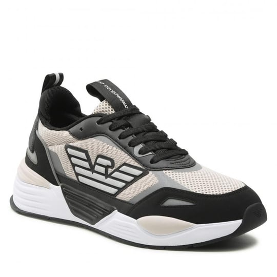 Ea7 Ea7 Kadın Bağcıklı Logolu Günlük Kullanım Normal Kalıp Bej Sneaker X8X070 XK165-R363