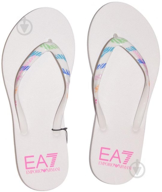 Ea7 Ea7 Kadın Beyaz Terlik XFQ003 XK136-625