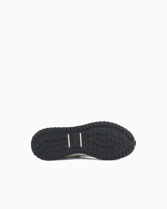 EA7 Ea7 Unısex Düşük Bilekli Rahat Tabanlı Süet Detaylı EA7 Logo Desenli Deri Beyaz Sneaker 7X000380 AF19175-MZ018