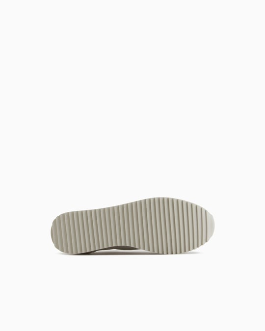 Ea7 Ea7 Unısex Fileli Şerit Logolu Bağıcıklı Gümüş Sneaker X8X027 XK050-U453