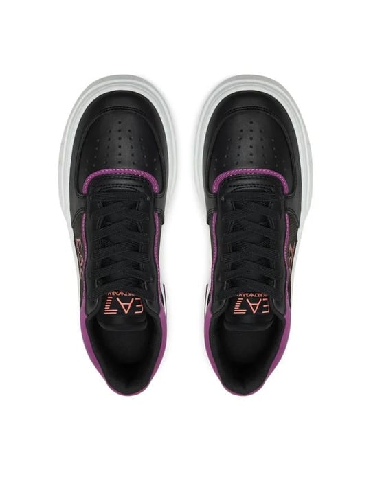 Ea7 Ea7 Unısex Günlük kullanım Düz ve Kısa Topuklu Çok Renkli Sneaker X8X173 XK374-U024