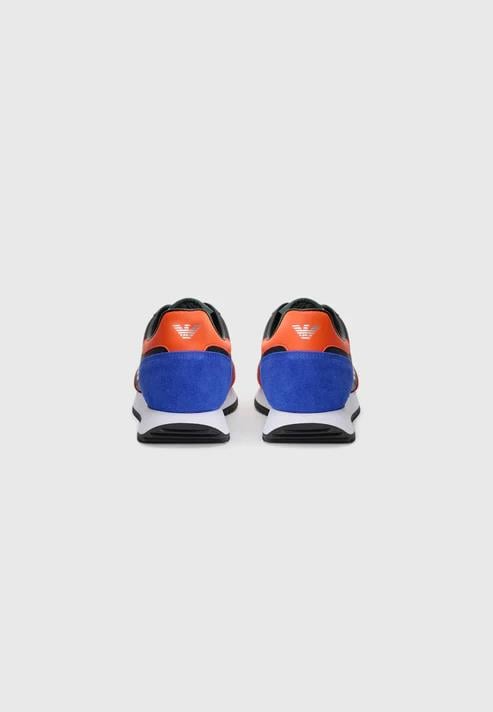 EA7 Ea7 Unısex Kalın Rahat Taban Logo Desenli Süet Detaylı Çok Renkli Sneaker 7X000541 AF18609-MZ329