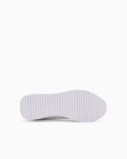 Ea7 Ea7 Unısex Marka Logolu Rahat Taban Bağıcıklı Beyaz-Siyah Sneaker X8X101 XK257-U426