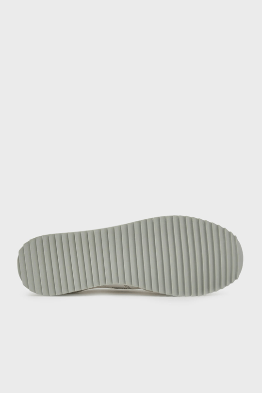 EA7 Ea7 Unısex Nefes Alabilen File Detaylı Rahat Taban Kartal Logo Motifli Beyaz-Gümüş Sneaker 7X000334 AF18610-MZ024
