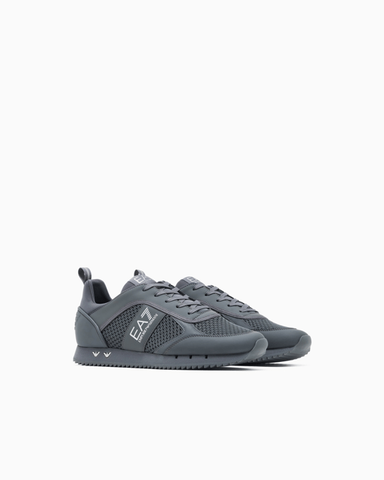 EA7 Ea7 Unısex Nefes Alabilen File Detaylı Rahat Taban Kartal Logo Motifli Gri Sneaker 7X000334 AF18610-M8341