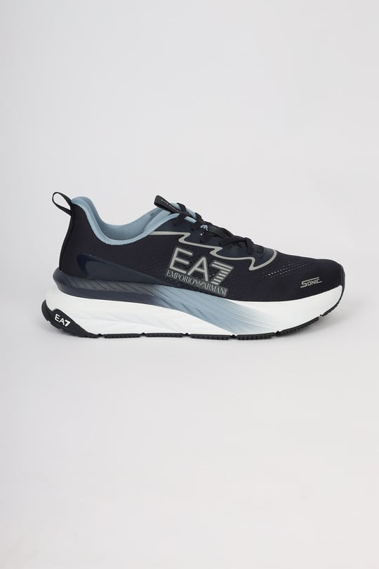 EA7 Ea7 Unısex Rahat Taban Düşük Bilekli Logo Detaylı Lacivert Sneaker 7X000603 AF22914-MZ869
