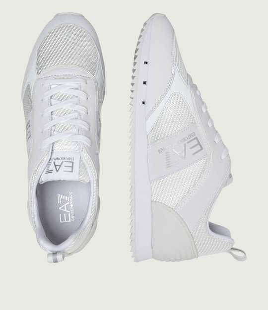 EA7 Ea7 Unısex Rahat Taban Nefes Alabilen File Detaylı Kartal Motifli Beyaz Sneaker 7X000337 AF18613-M0196