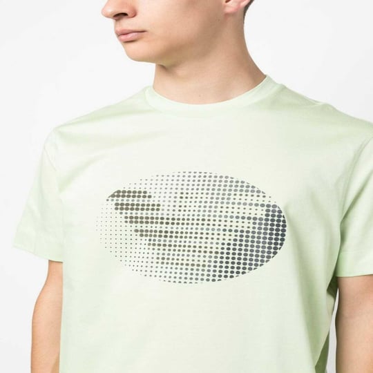 Emporio Armani Emporıo Armani Erkek %100 Pamuk Jersey Kumaş Marka Logolu Yeşil T-Shirt 3R1TU1 1JSAZ-0594