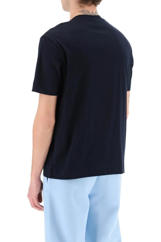 Emporio Armani Emporıo Armani Erkek %100 Pamuklu Logolu Kısa Kollu Lacivert T-Shirt 3R1TZ3 1JSAZ-0920
