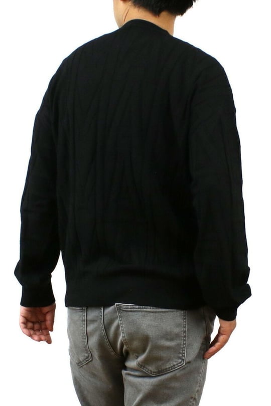 Emporio Armani Emporıo Armani Erkek Basic Uzun Kollu Logo Nakışlı Siyah1 Kazak 6R1MX4 1MFVZ-F016