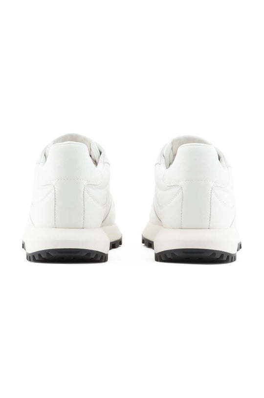 Emporio Armani Emporıo Armani Erkek Bağcıklı Marka Logolu Spor Stil Beyaz Sneaker X4X630 XN877-M801